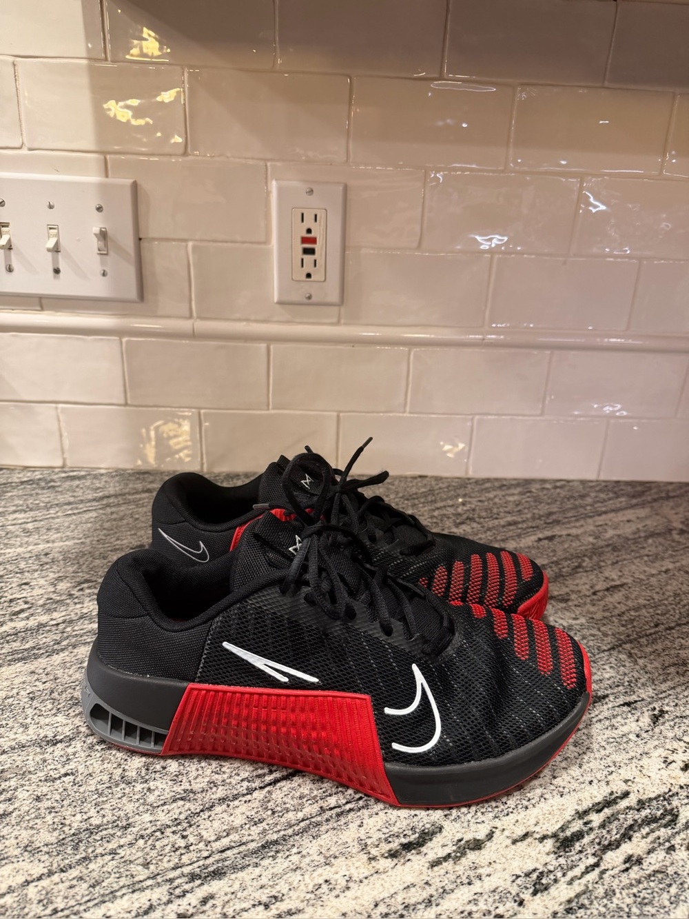 Mens Nike Metcon 9 TB Black University Red FD5431-006 Size 11